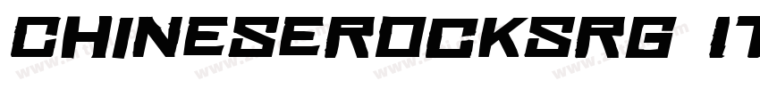 ChineseRocksRg Italic字体转换